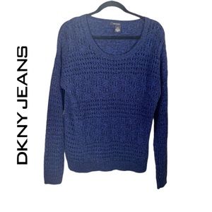 DKNY Jeans Long Sleeve, Blue with a Little Black